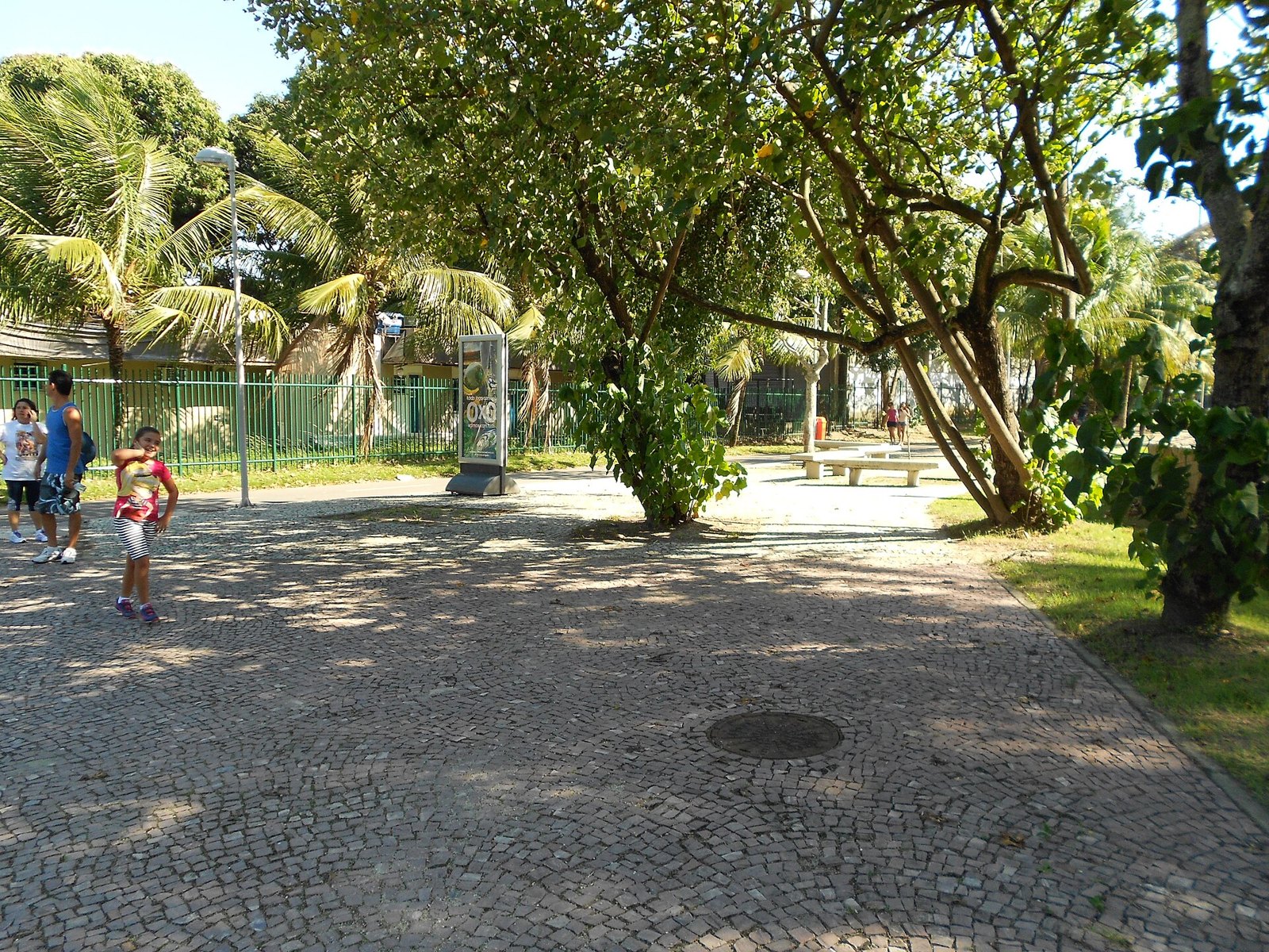 Áreas de convivência do Parque dos Patins.